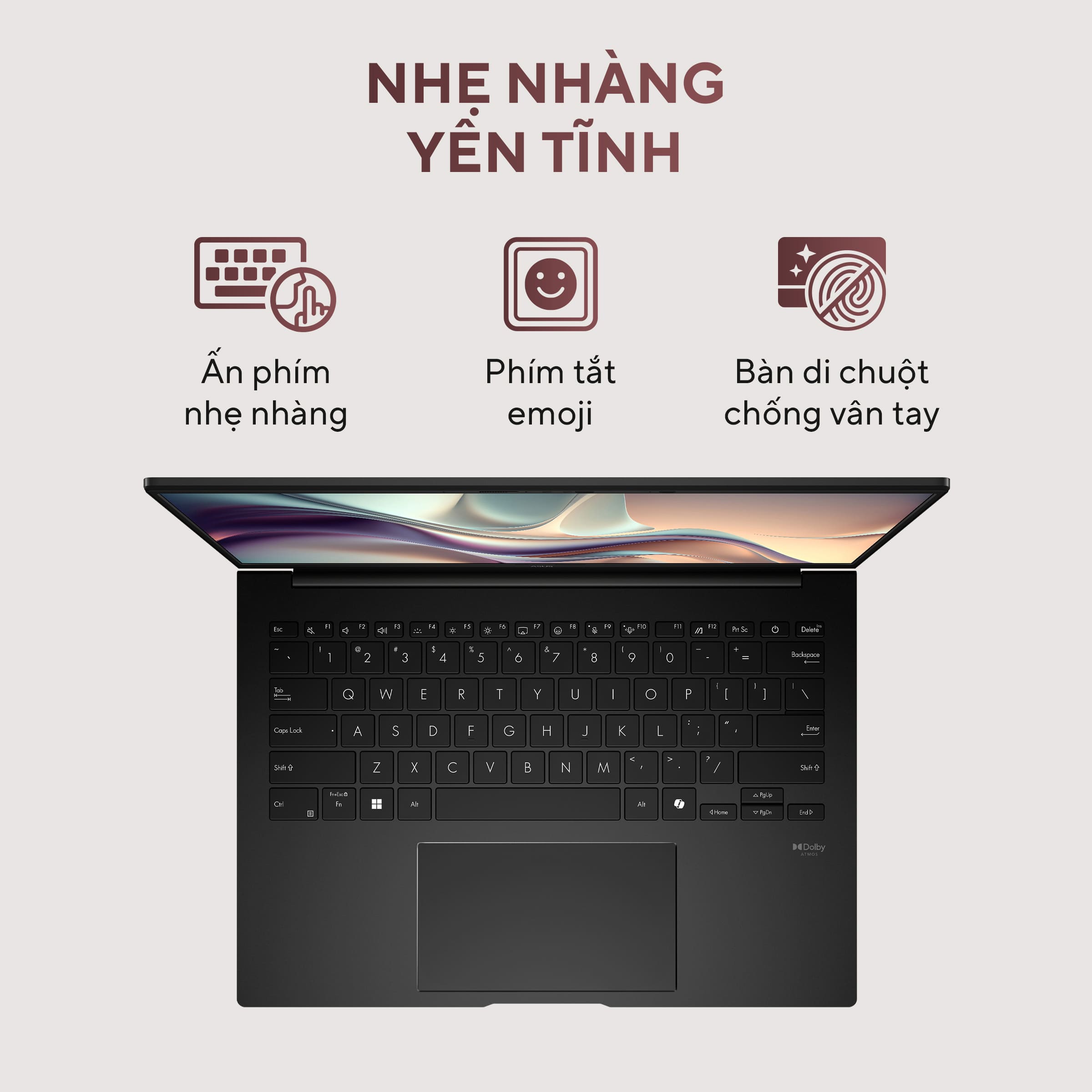 Laptop Asus Zenbook 14 UM3406GA-QD073WS (AI 7 445/ 32GB/ 1TB SSD/ 14 inch OLED/ 60HZ/ Win 11/ Office/ Black/ Vỏ nhôm/ Túi)