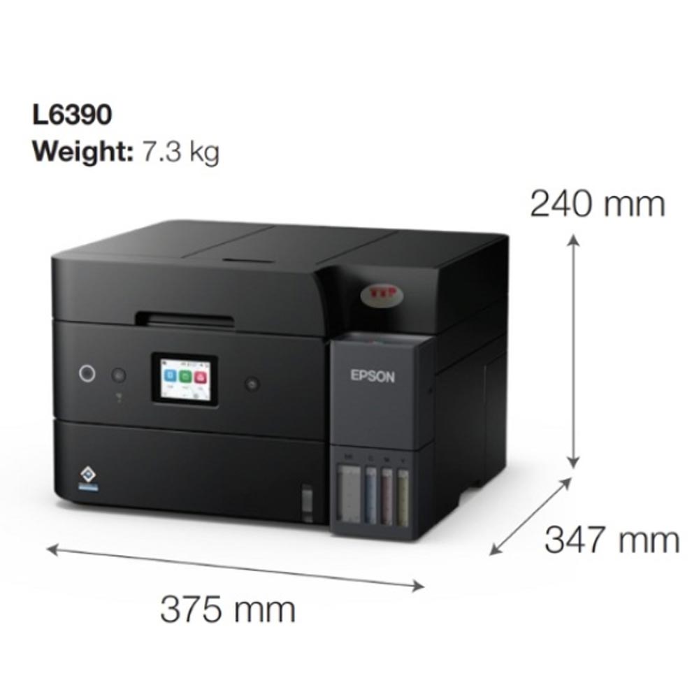 Máy in phun màu Epson Ecotank L6370 (A4/A5/ In/ Copy/ Scan/ Fax/ Đảo mặt/ ADF/ USB/ LAN/ WIFI)