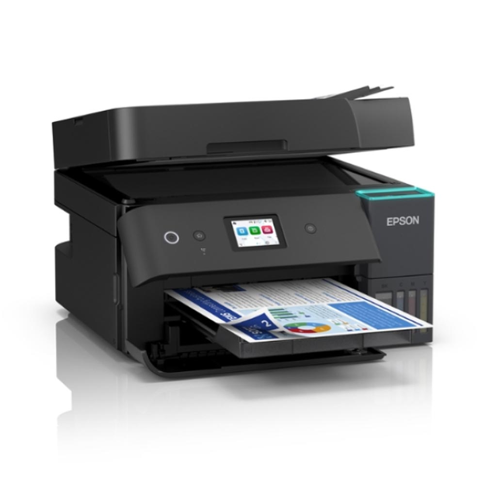 Máy in phun màu Epson Ecotank L6370 (A4/A5/ In/ Copy/ Scan/ Fax/ Đảo mặt/ ADF/ USB/ LAN/ WIFI)