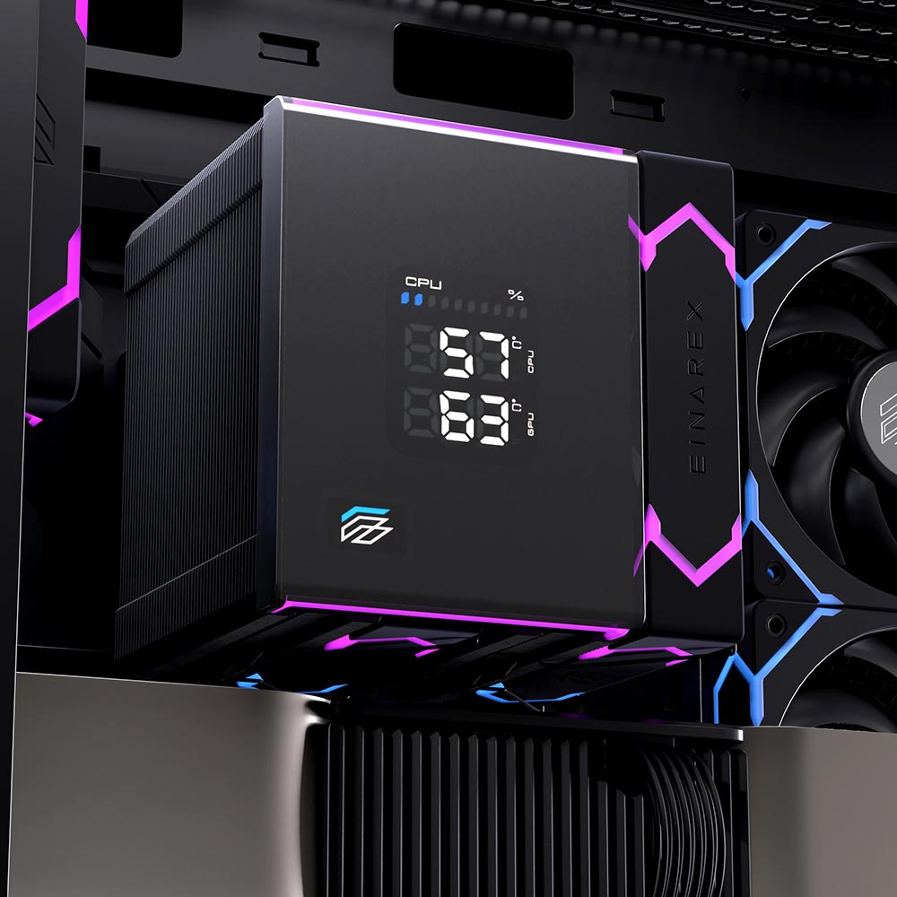 Tản nhiệt CPU EINAREX GLIDE G300 Black