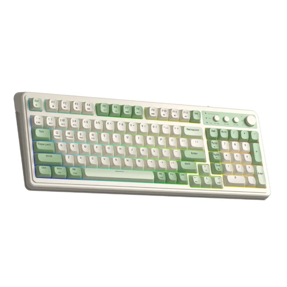 Bàn phím Gaming Aula S99 Xanh lá Be
