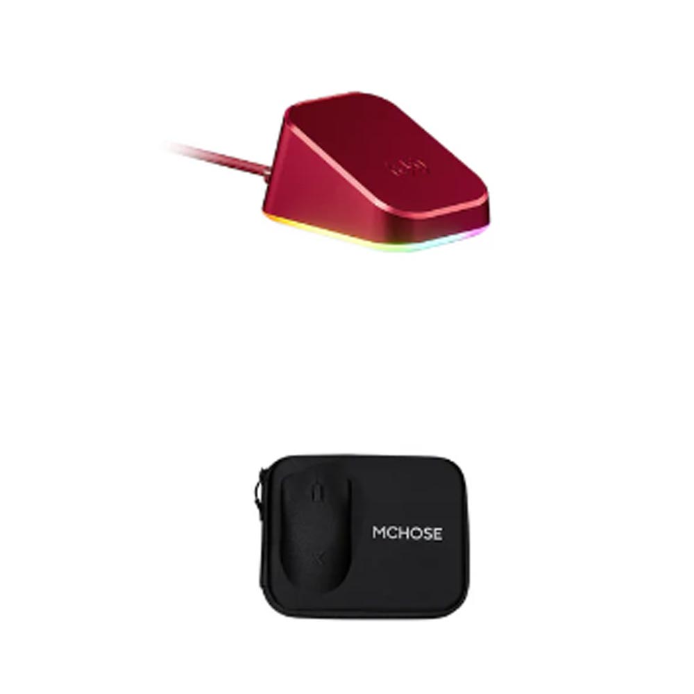Chuột Gaming không dây MCHOSE 3 Modes K7 Ultra Wireless - Iron Red 