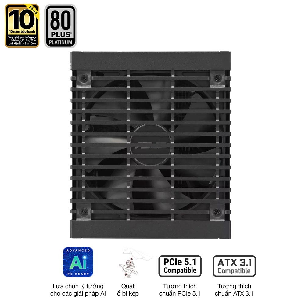 Nguồn máy tính Asus PRO-WS-2200P (2200W/ 80 Plus Platinum/ Full-Modular)