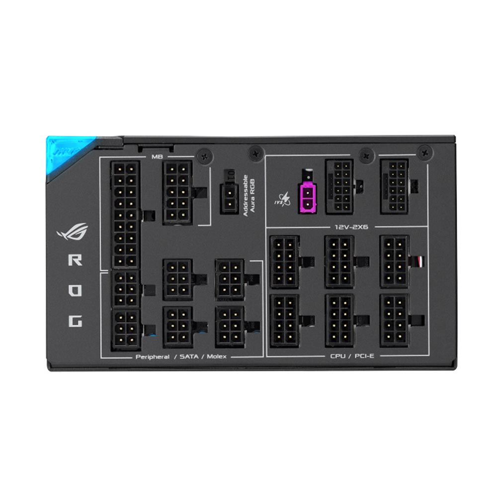Nguồn máy tính Asus Rog Thor ROG Thor 1600W Titanium III (80 Plus Platinum/ Full-Modular)
