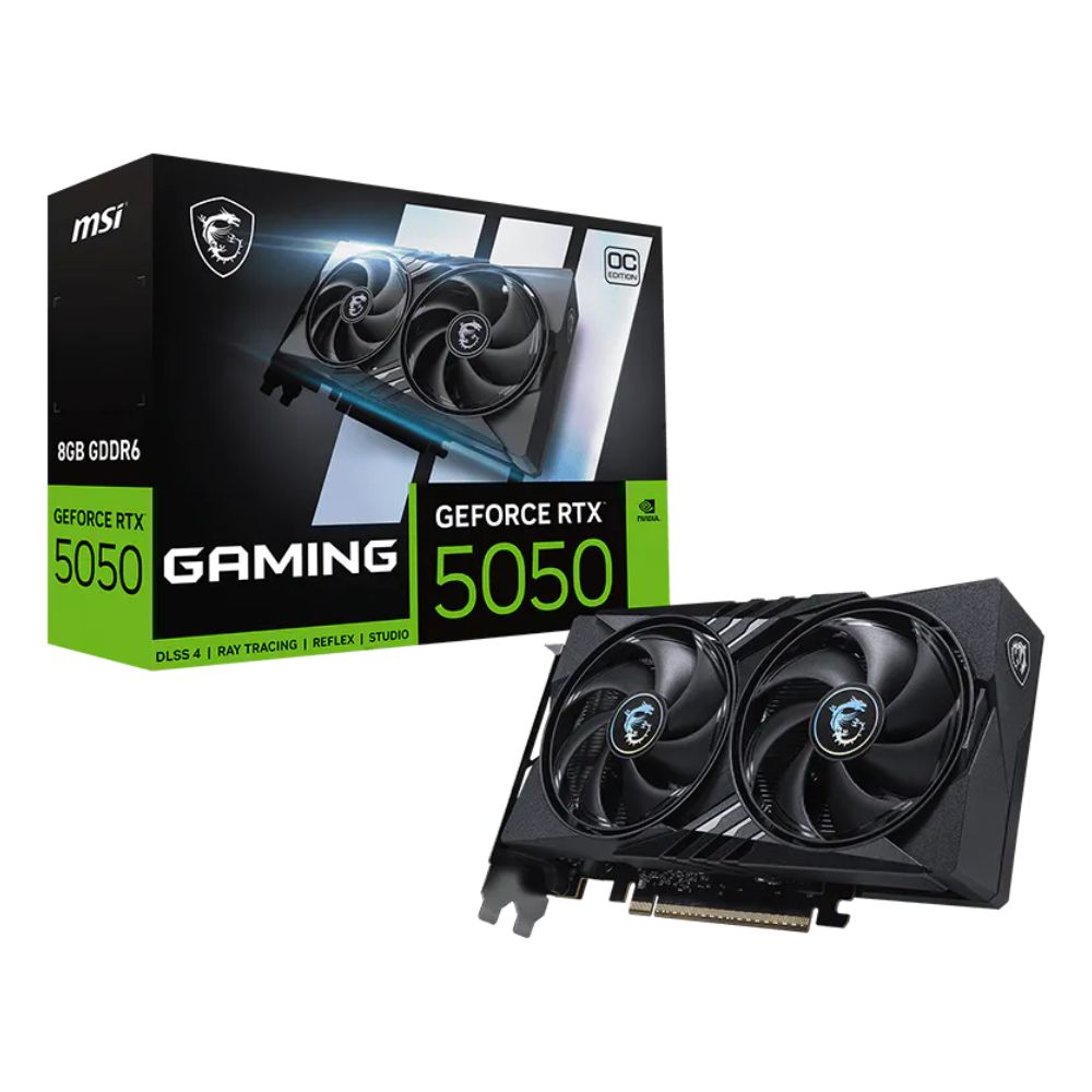 Cạc màn hình MSI GeForce RTX 5050 8GB GAMING OC (GDDR6/ 128 bit)