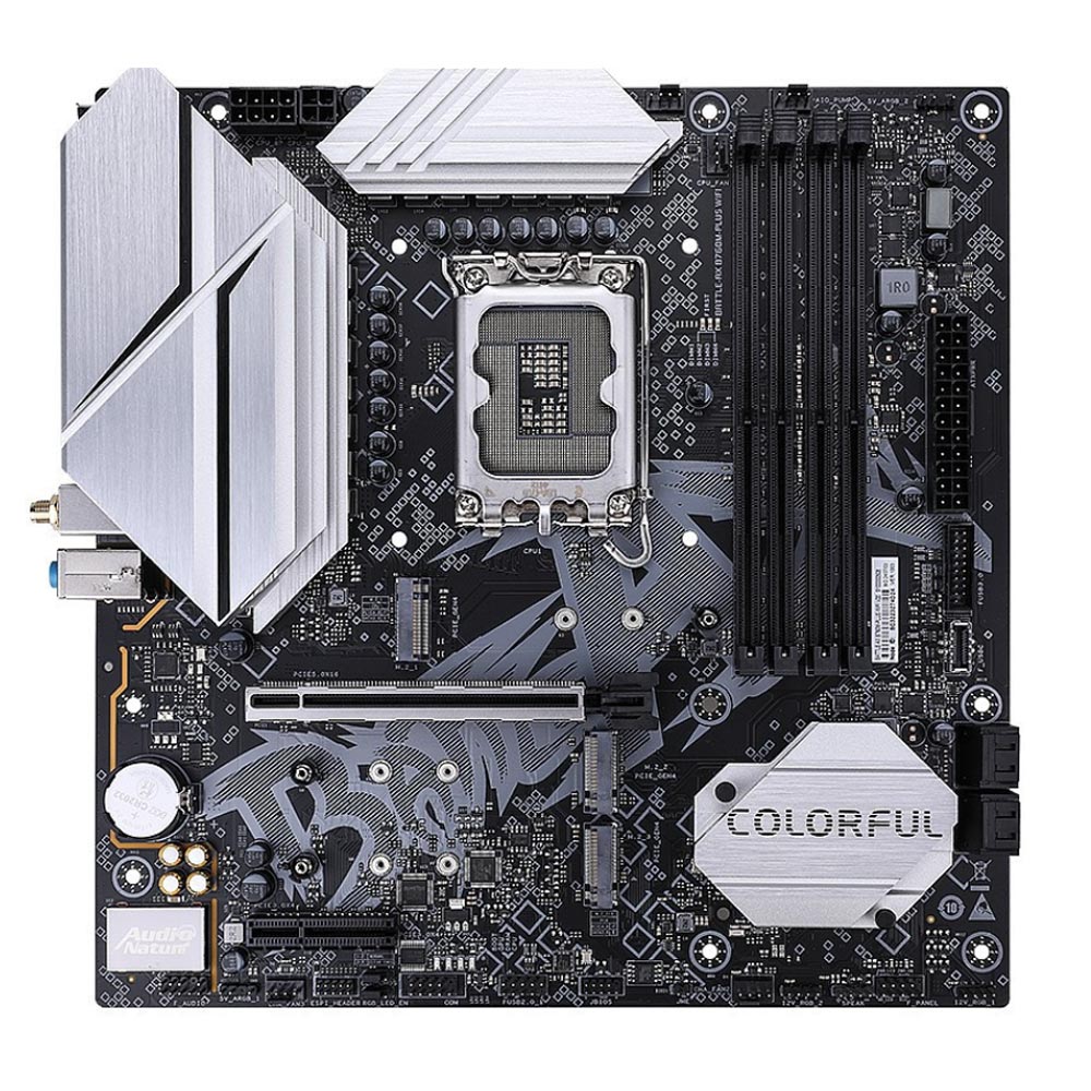 Mainboard Colorful BATTLE-AX B760M-PLUS WIFI V20 D4 (Intel B760/ Socket 1700/ M-ATX/ 4 khe ram) 