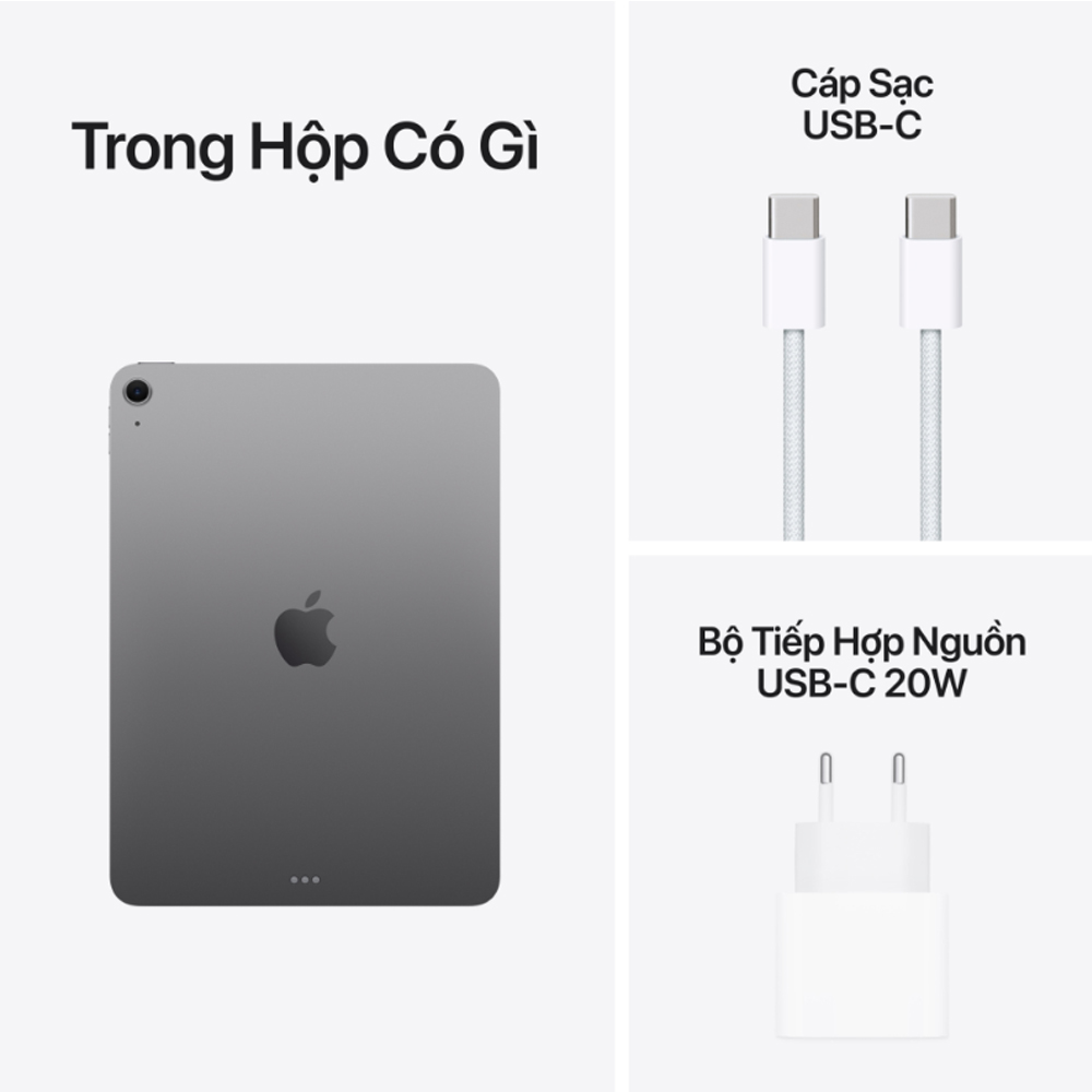 Máy tính bảng Apple IPad Air M4 11 inch 5G (12Gb/ 256GB/ Space Grey)