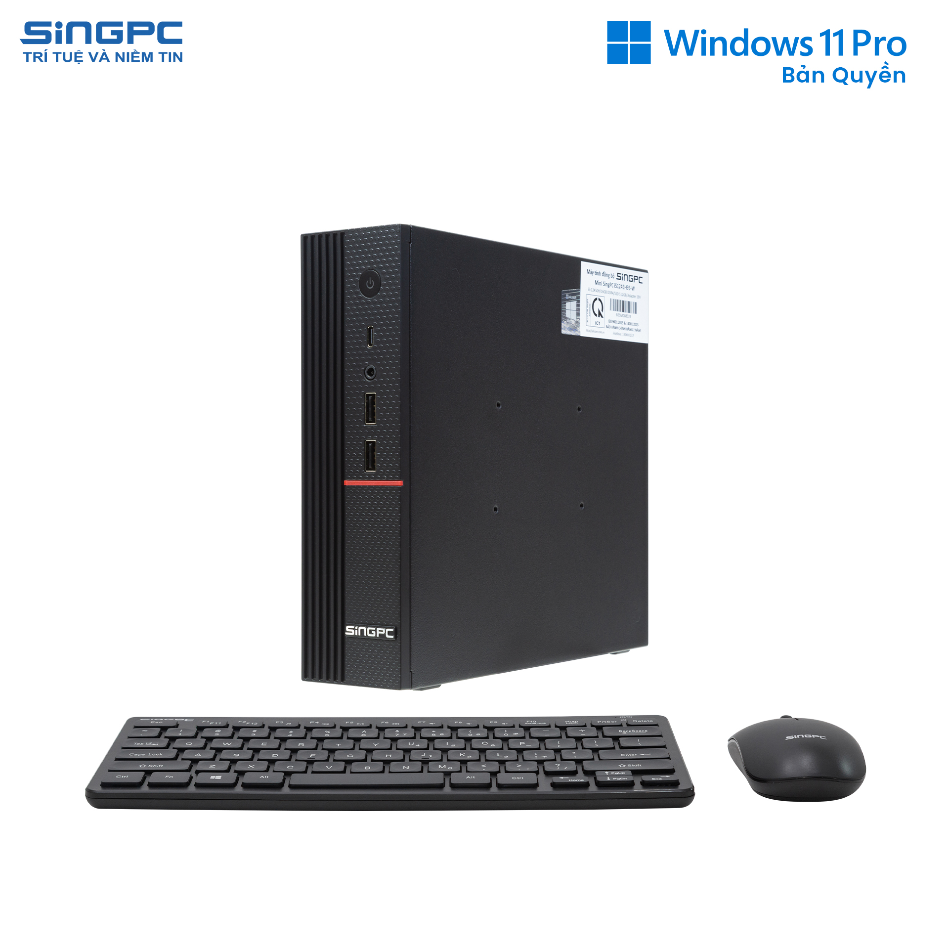 PC SingPC mini i71265H95-W (i7 12650H/ 16GB/ 512GB SSD/ Wifi + BT/ Win 11 Pro)