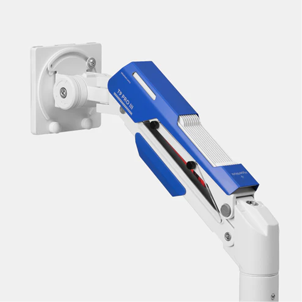 Giá treo màn hình HyperWork T9 Pro III PMA01-BLE (1 màn hình/ Từ 24inch - 57inch/ Xanh Blue/ Gắn bàn)