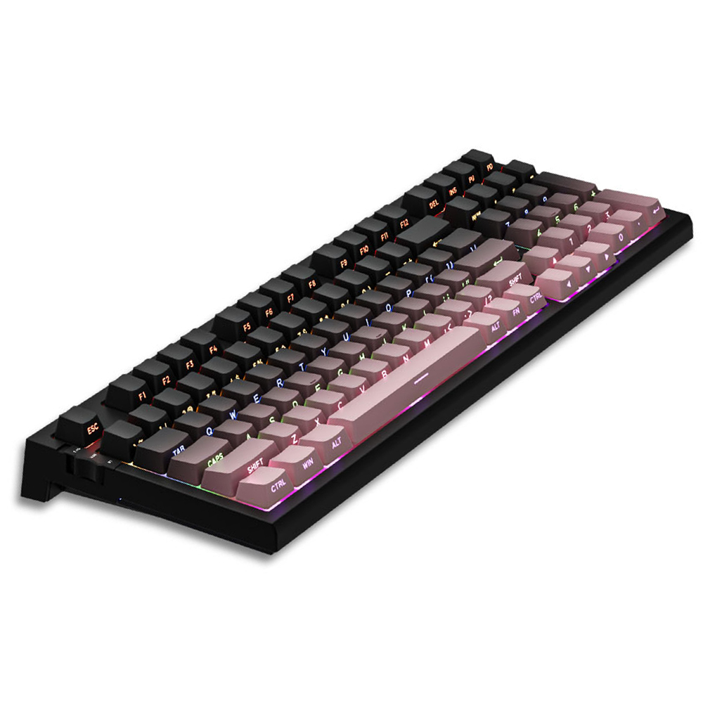 Bàn phím cơ Newmen Gaming GM328 Plus, Gradient Pink (LED Rainbows)