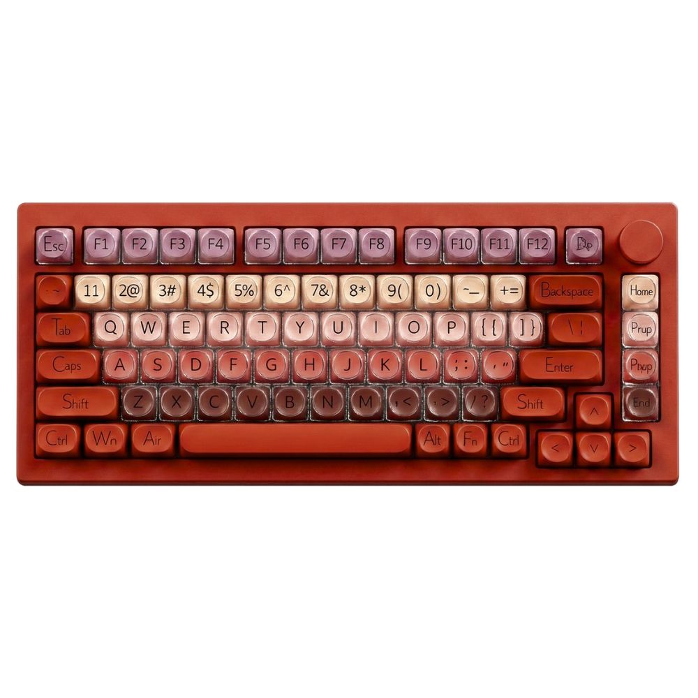 Bàn phím cơ AKKO Veekos K75 Wine Red 