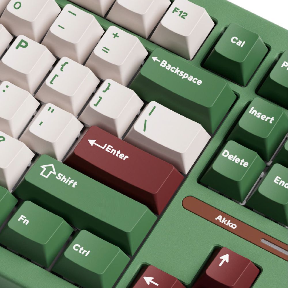 Bàn phím cơ AKKO TAC87 Matcha Red Bean Tri-Mode 