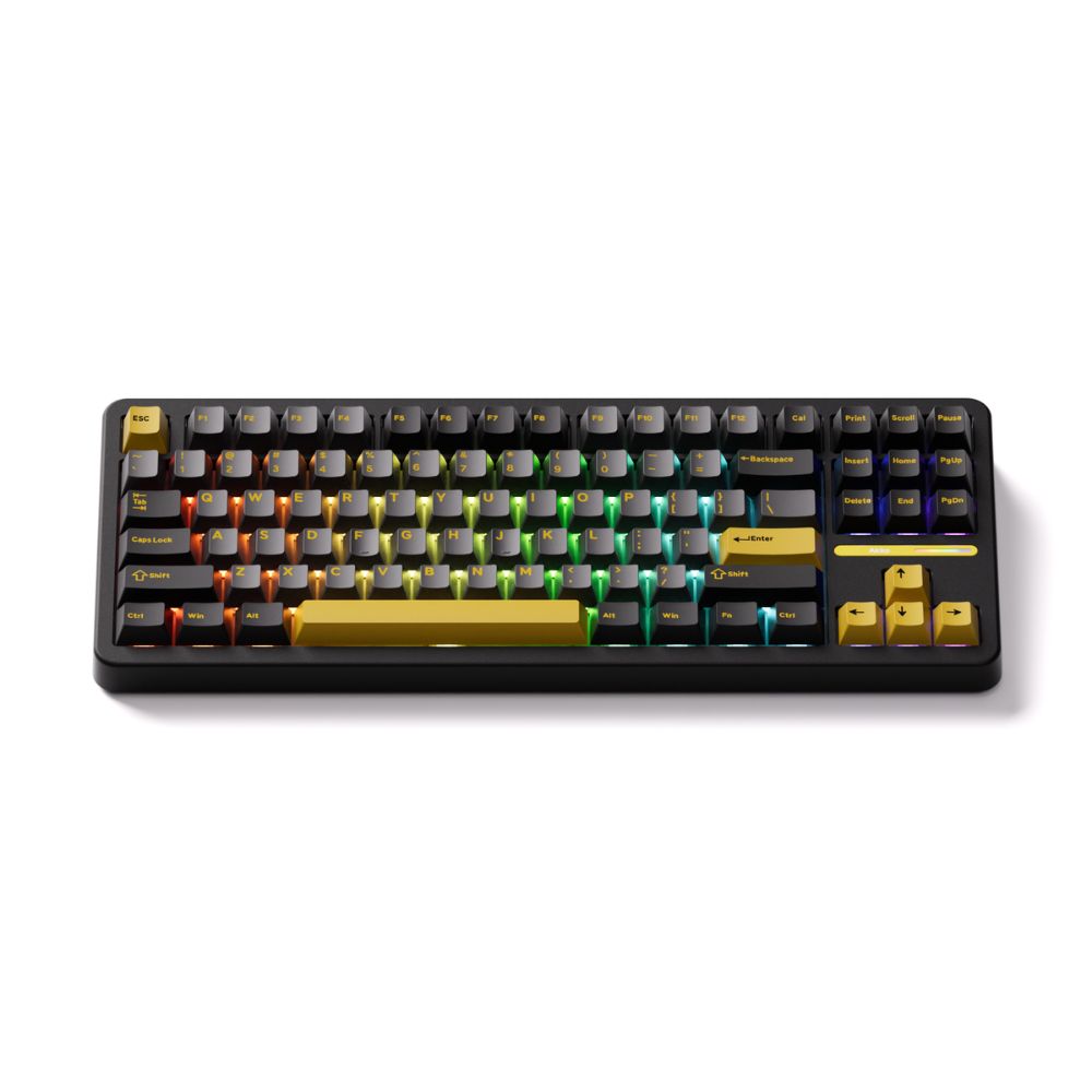 Bàn phím cơ AKKO TAC87 Black&Gold Tri-Mode 