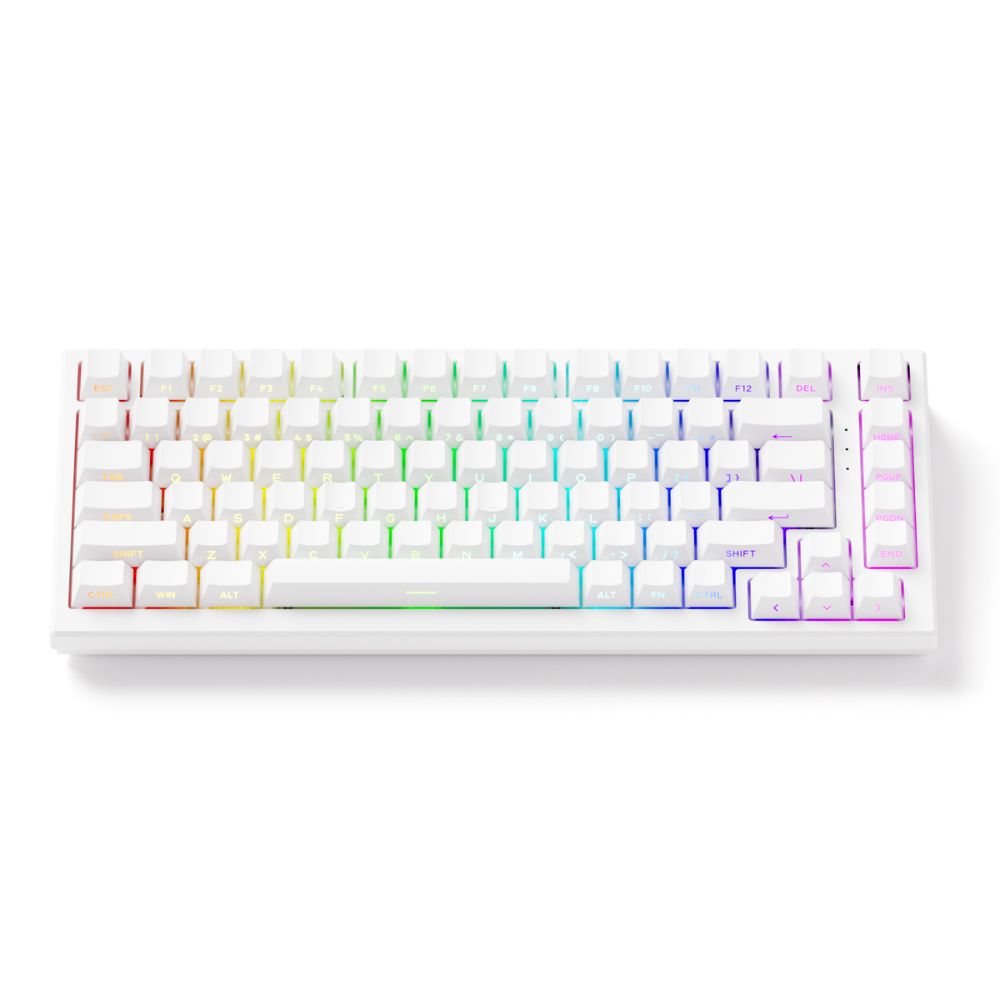 Bàn phím cơ AKKO TAC75 White HE AstroAim Magnetic Switch (Trắng)