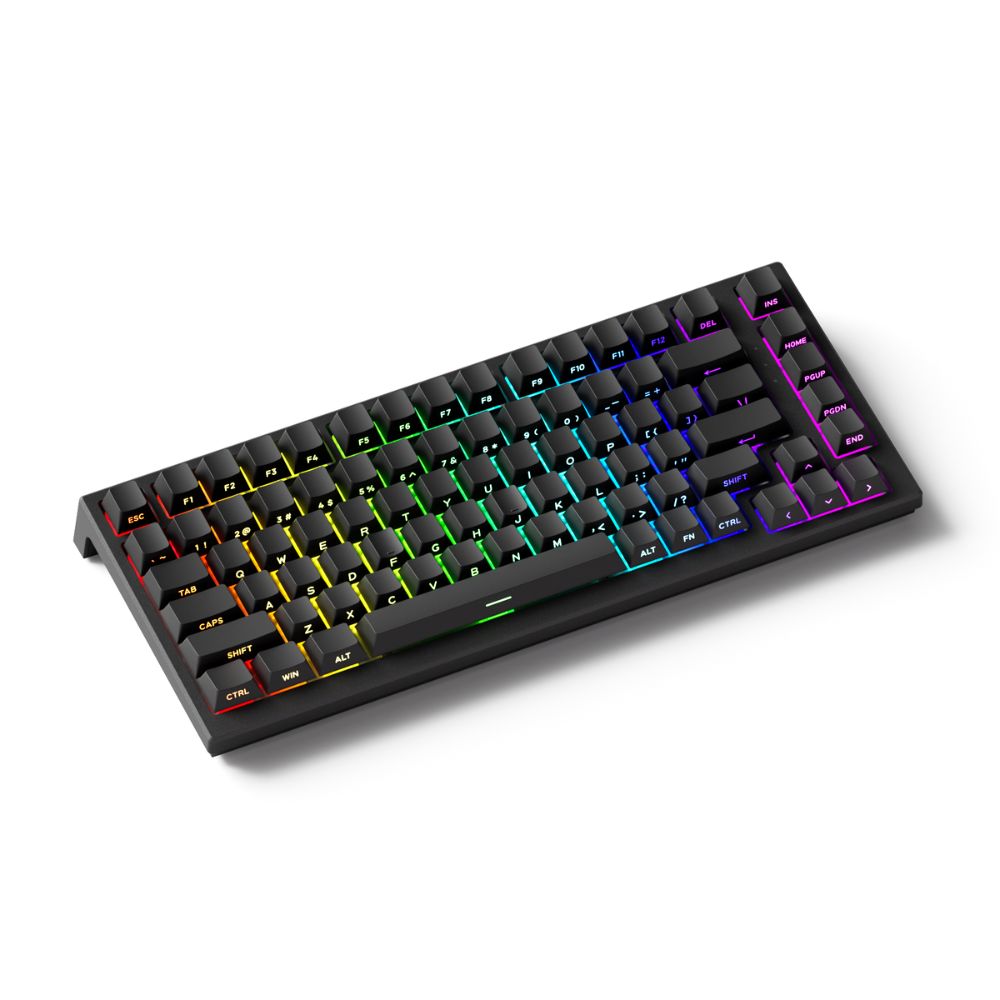Bàn phím cơ AKKO TAC75 Black HE AstroAim Magnetic Switch (Đen)