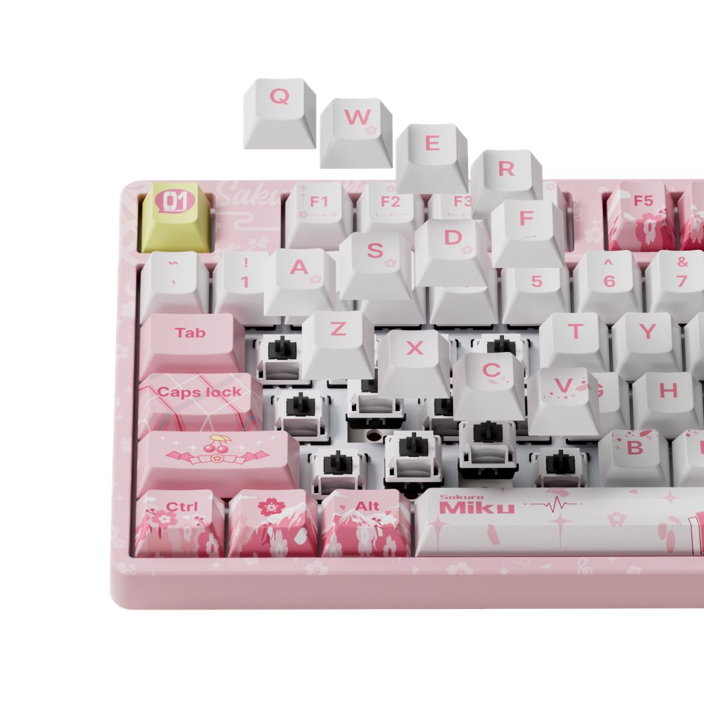 Bàn phím cơ AKKO 5108B Plus Sakura Miku 