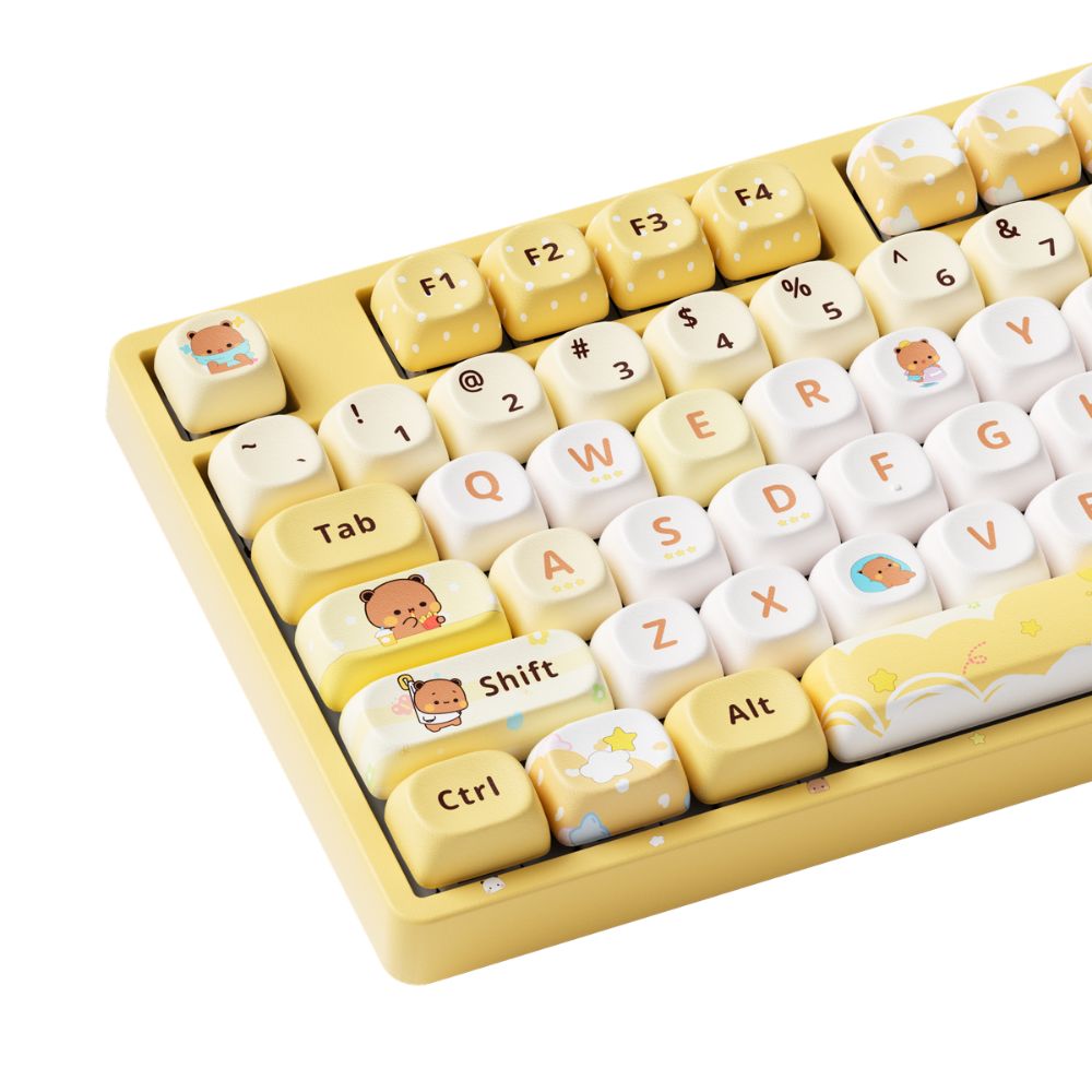 Bàn phím cơ AKKO 5108B Plus Yier and Bubu yellow (Vàng)