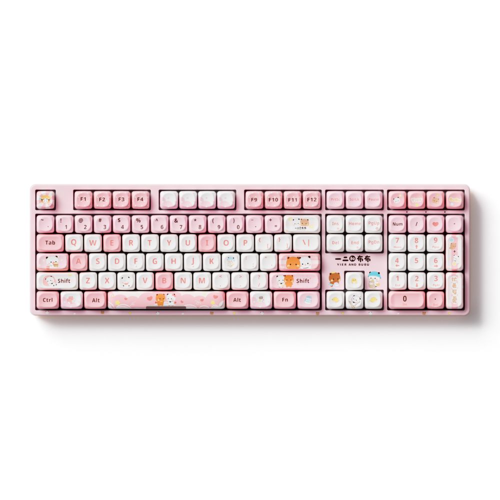 Bàn phím cơ AKKO 5108B Plus Yier and Bubu pink (Hồng)