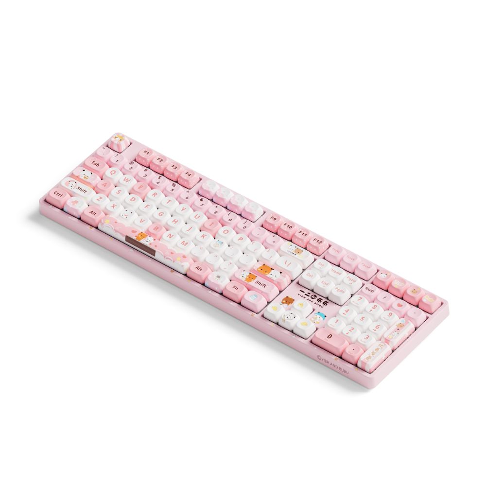 Bàn phím cơ AKKO 5108B Plus Yier and Bubu pink (Hồng)