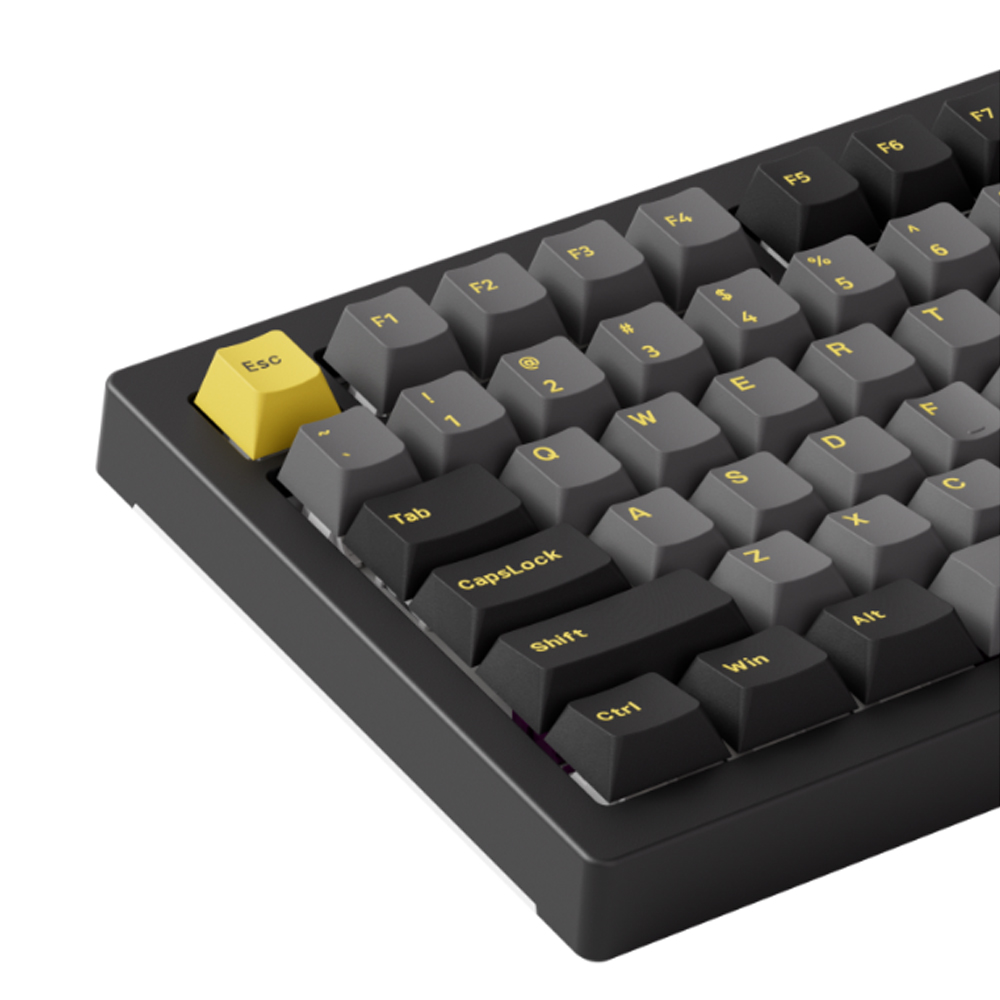 Bàn phím cơ AKKO 5075B Plus Black Gold  (Multi-modes / RGB /Hotswap ) 