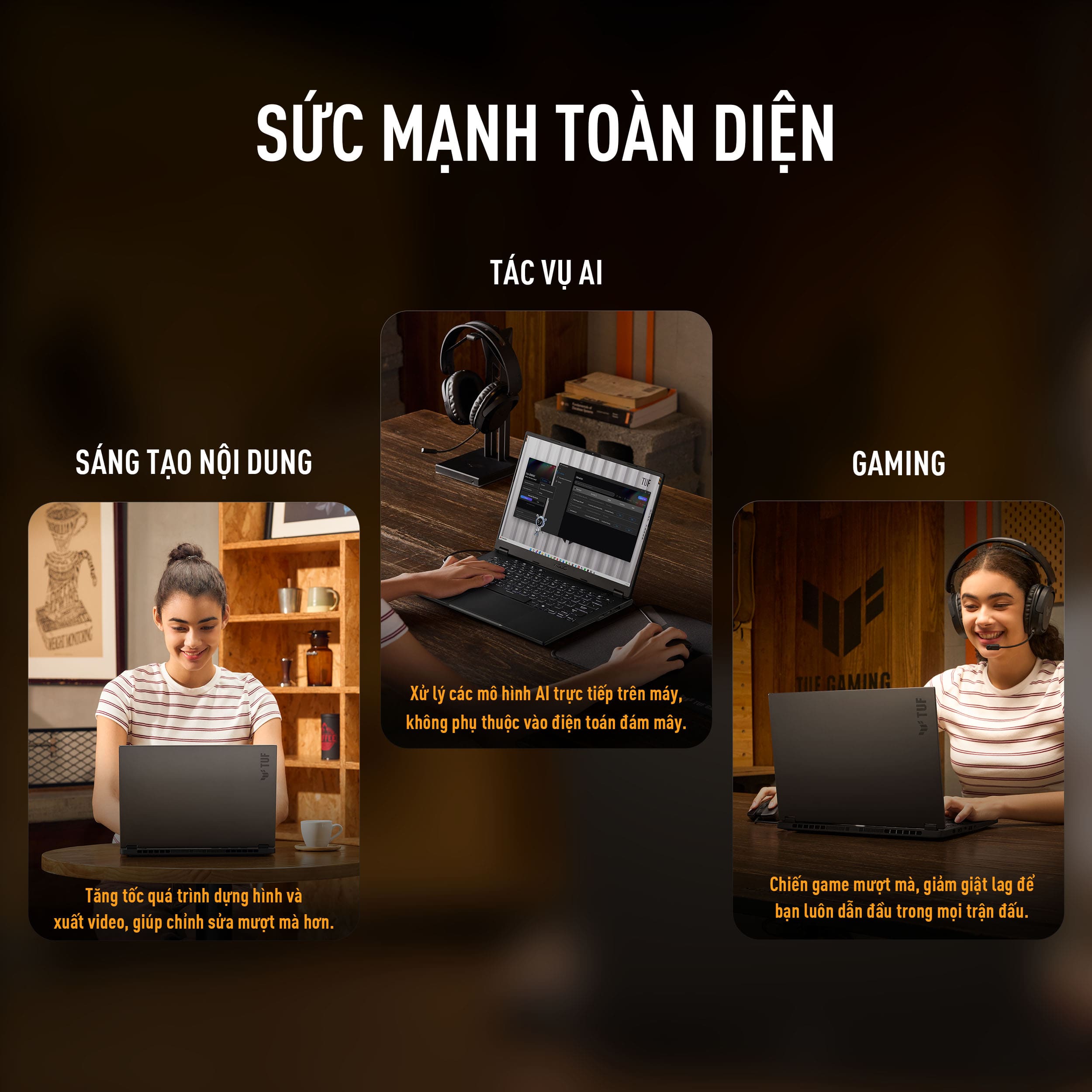 Laptop Asus TUF Gaming A14 FA401EA-RG034W (Ryzen AI MAX+ 392/ 64GB/ 1TB SSD/ Radeon 8060S/ 14 inch 2.5K/ 165Hz/ Win11/ Gray/ Vỏ nhôm)