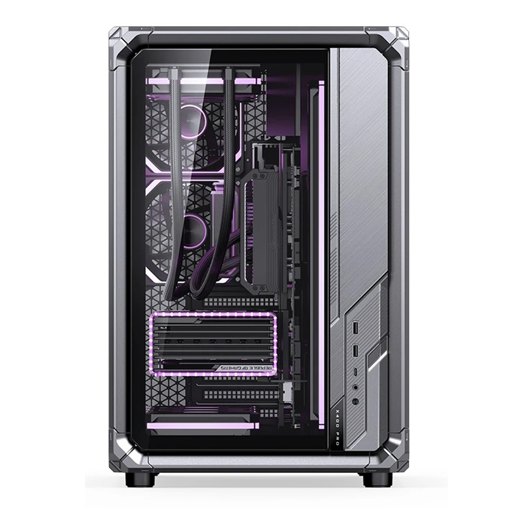 Vỏ máy tính JONSBO X400 PRO GREY (Mid Tower/ ATX/ Xám)
