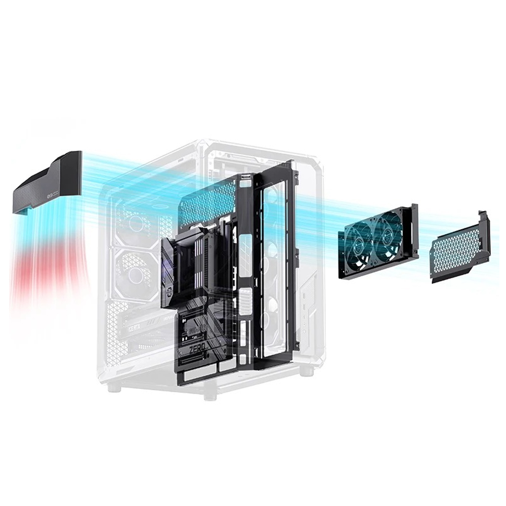 Vỏ máy tính JONSBO X400 PRO GREY (Mid Tower/ ATX/ Xám)