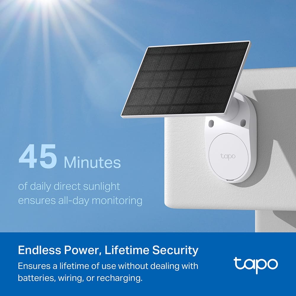Camera ip wifi dùng pin TP-Link Tapo C410 Kit (2K 3MP/ Pin Năng lượng mặt trời)