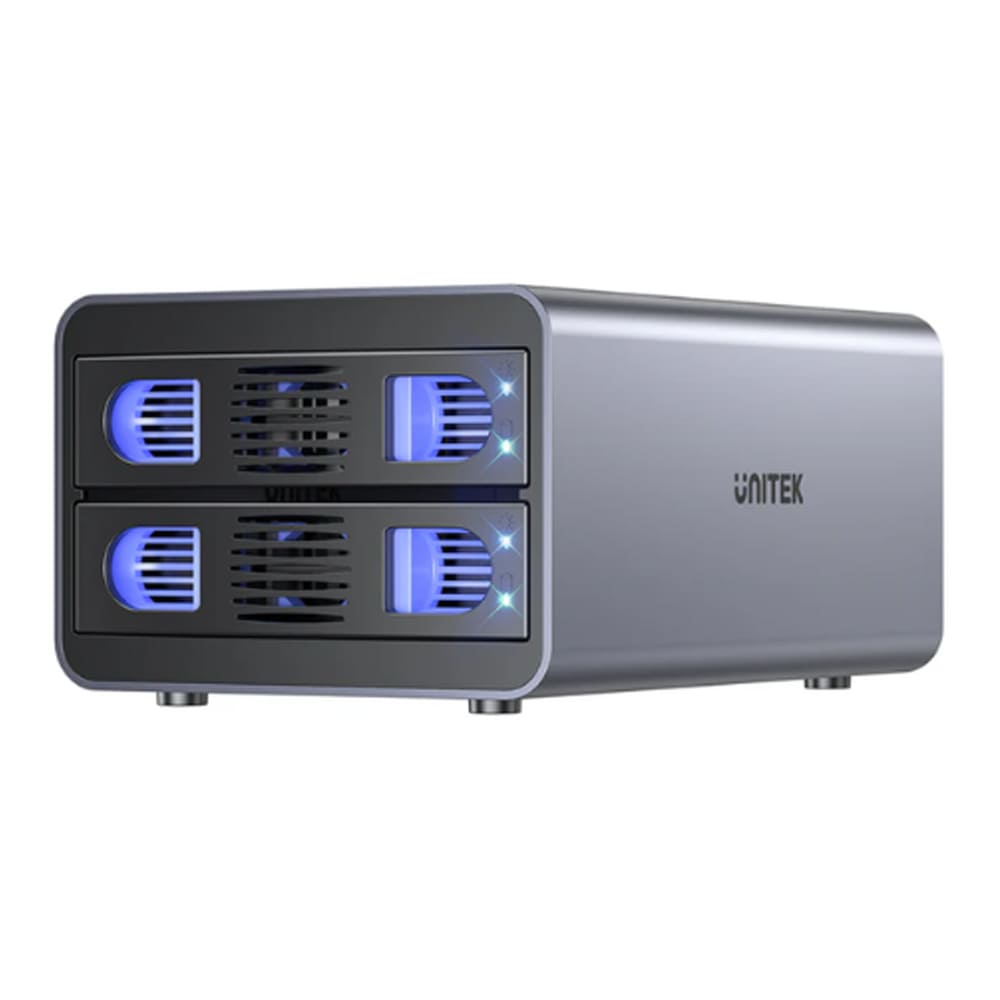 Đế ổ cứng (Docking) Unitek S1308C01-EU 2 Bay 2.5inch, 3.5inch SATA3 10Gbps hỗ trợ Raid
