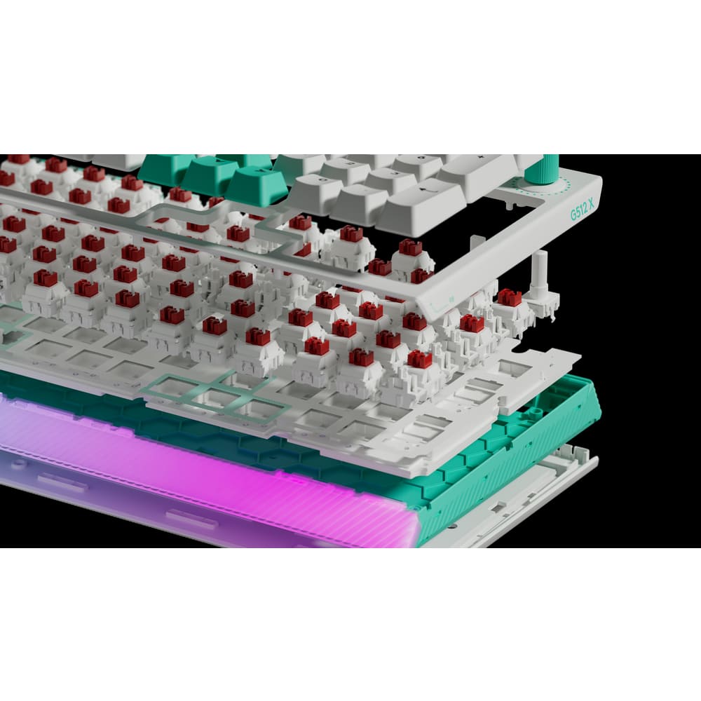 Bàn phím cơ Logitech G512 X 98 TMR White Tactile switch 
