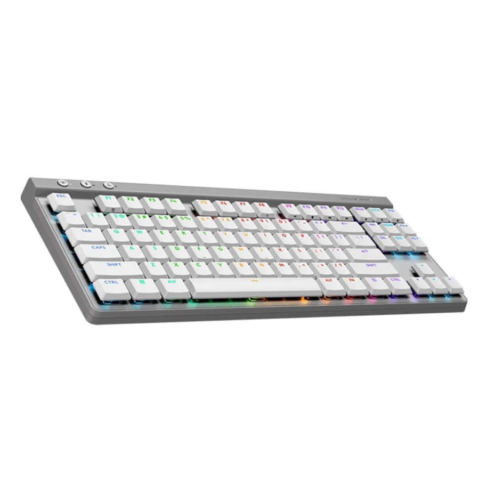 Bàn phím cơ Logitech G515 LightSpeed TKL Wireless Tactile switch - Màu trắng 