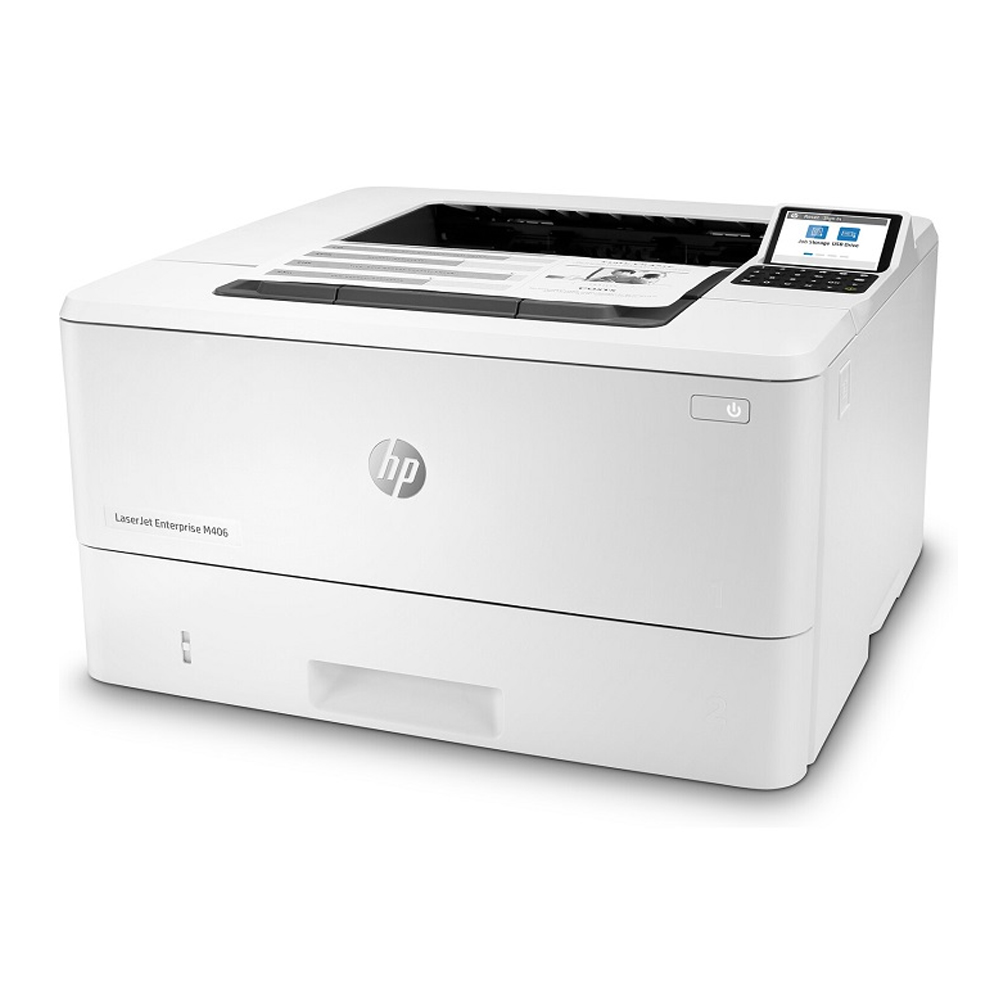 Máy in laser đen trắng HP LaserJet Enterprise M406dn 3PZ15A (A4/A5/ Đảo mặt/ USB/ LAN)
