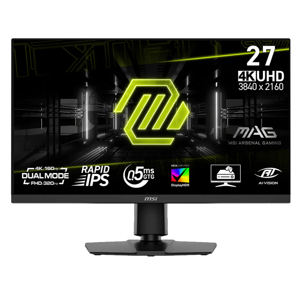 Màn hình gaming MSI MAG 272URDF E16 (27Inch/ 0,5ms/ UHD: 160Hz; FHD: 320Hz/ 400cd/m2/ IPS)