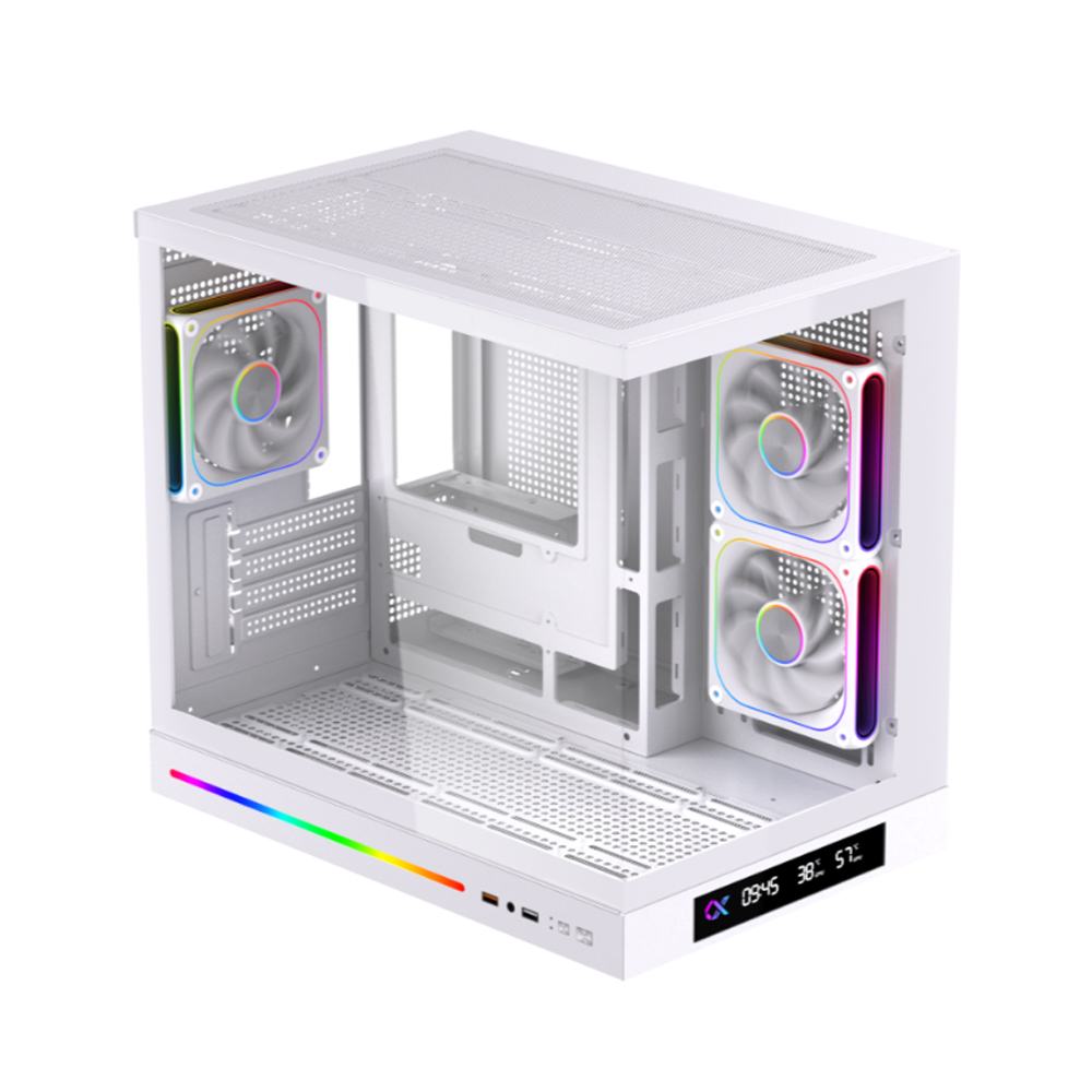Vỏ máy tính Xigmatek Cloud M DGT 3AF Arctic (Mid Tower/ M-ATX/ Trắng)