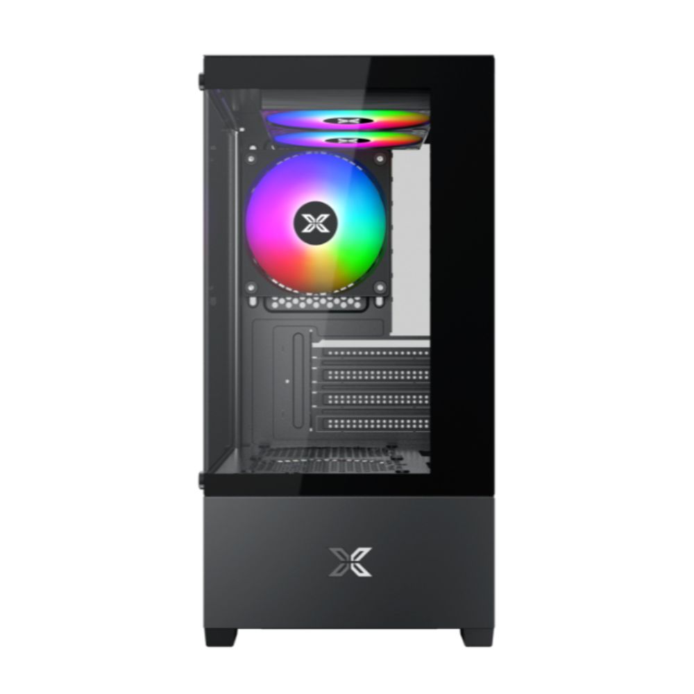 Vỏ máy tính Xigmatek View III 3F (M-ATX/ Đen)
