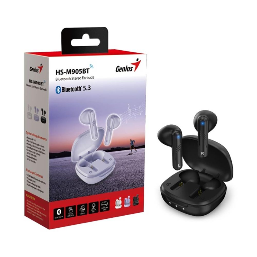 Tai nghe Bluetooth Genius HS-M905BT Màu trắng 
