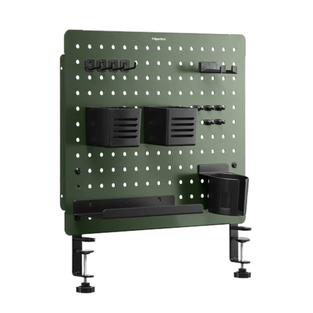 Bảng treo đồ pegboard HyperWork PG02 - Xanh Ô Liu