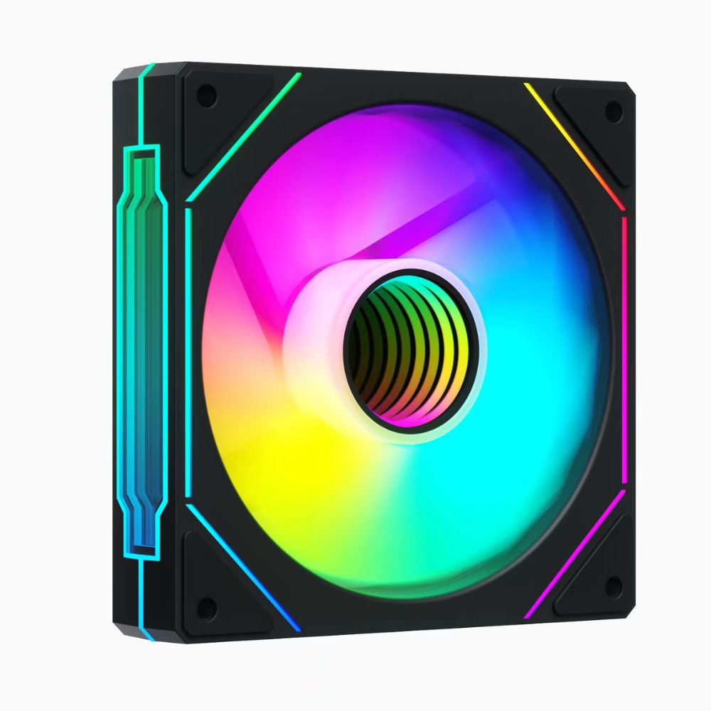 Quạt case KENOO ESPORT RGB INF1-V3 (Fan12) - Màu Đen 