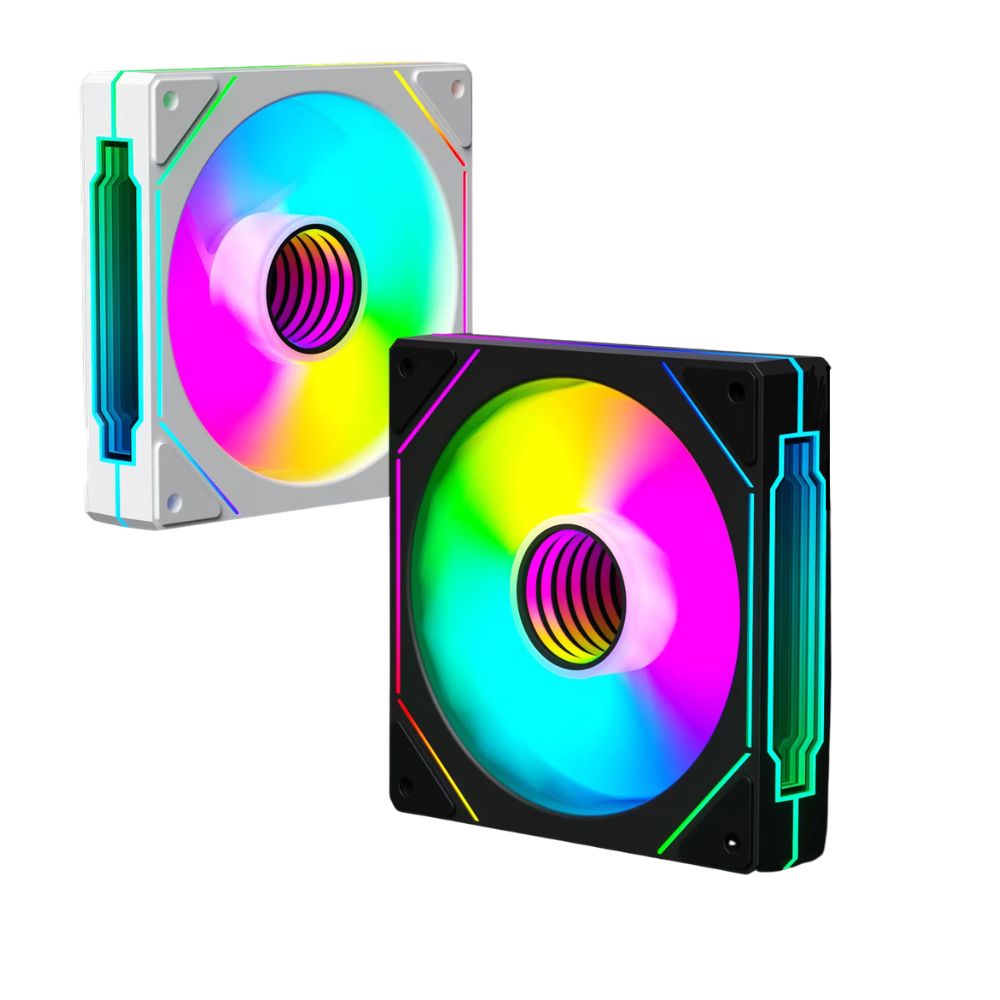 Quạt case KENOO ESPORT RGB INF1-V3 (Fan12) - Màu Đen 