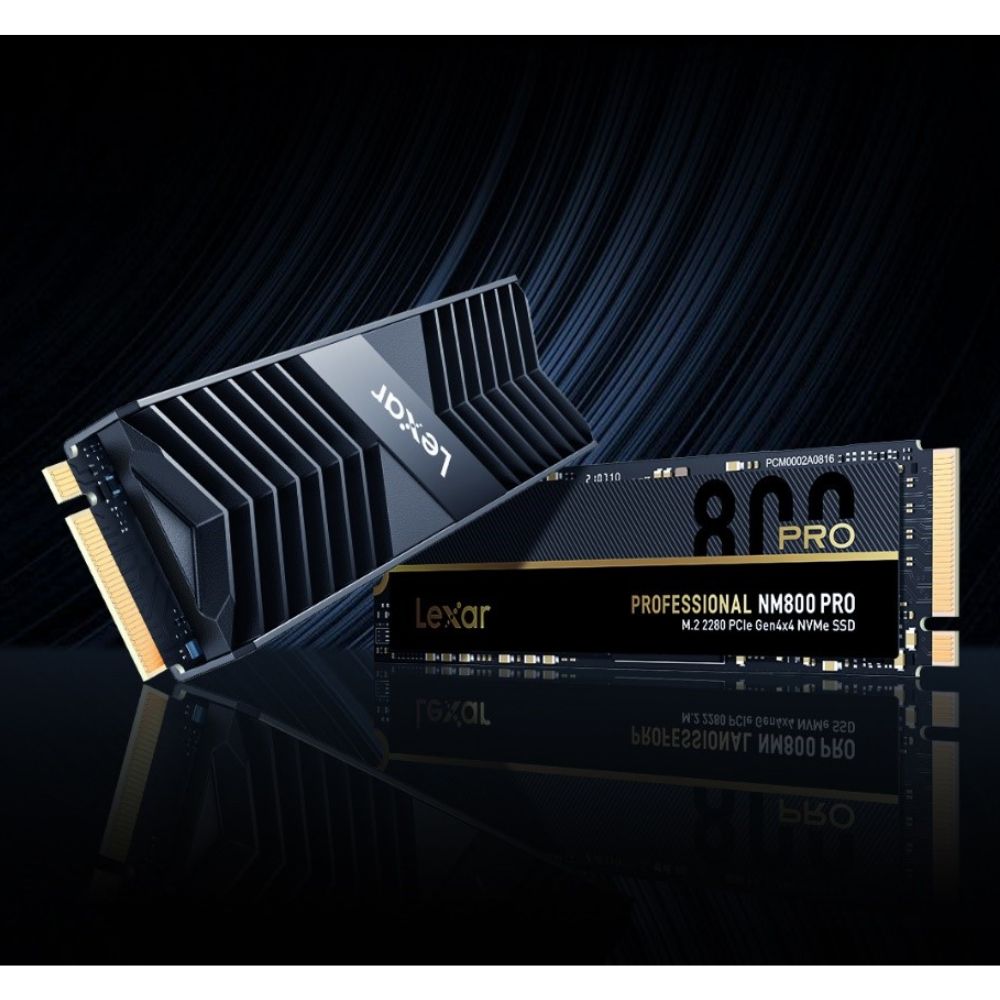 Ổ SSD Lexar NM800PRO 512GB (NVMe PCIe/ Gen4x4 M2.2280/ 7450MB/s/ 3500MB/s)