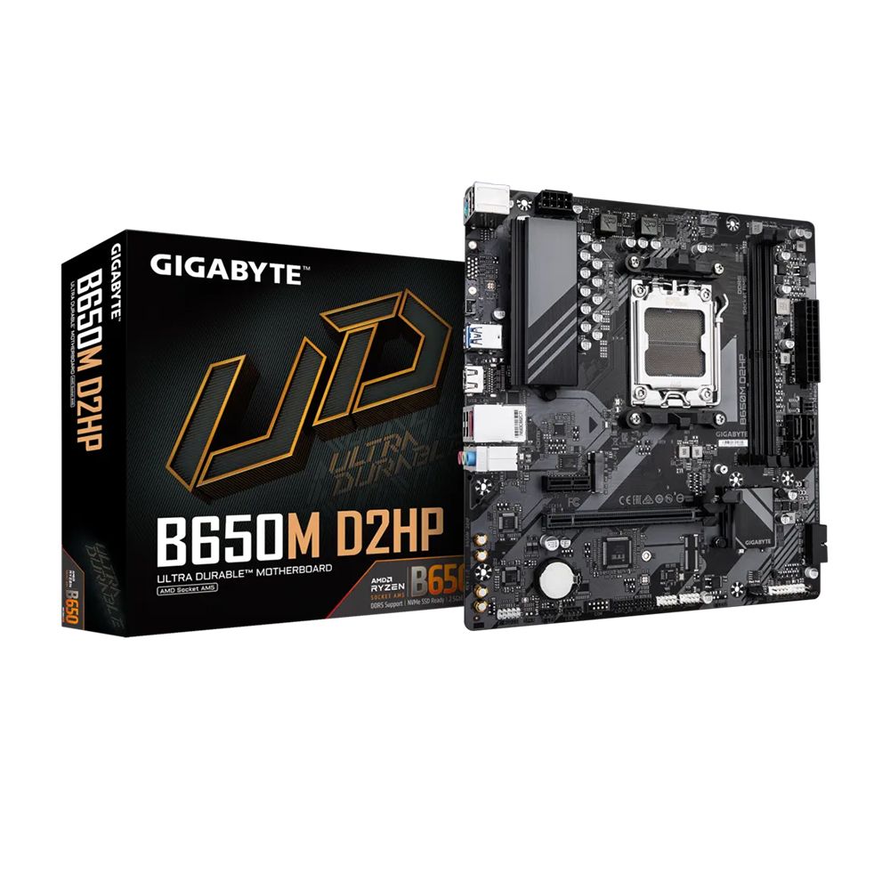 Mainboard Gigabyte B650M D2HP (AMD B650/ Socket AM5/ M-ATX/ 2 khe ram)