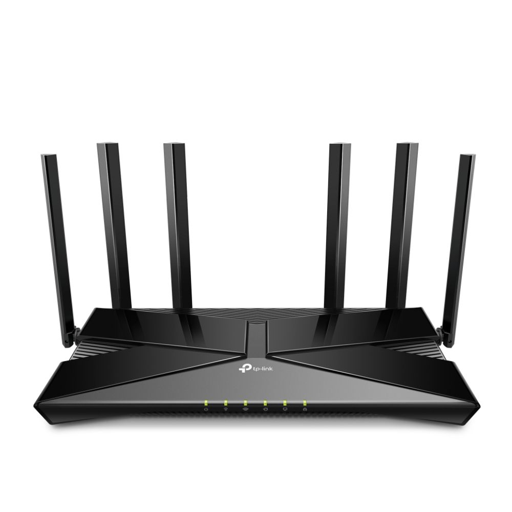 Bộ phát wifi 6 TP-Link Archer AX56HP màu đen (Chuẩn AX/ AX3000Mbps/ 6 Ăng-ten ngoài/ EasyMesh/ 35 User)