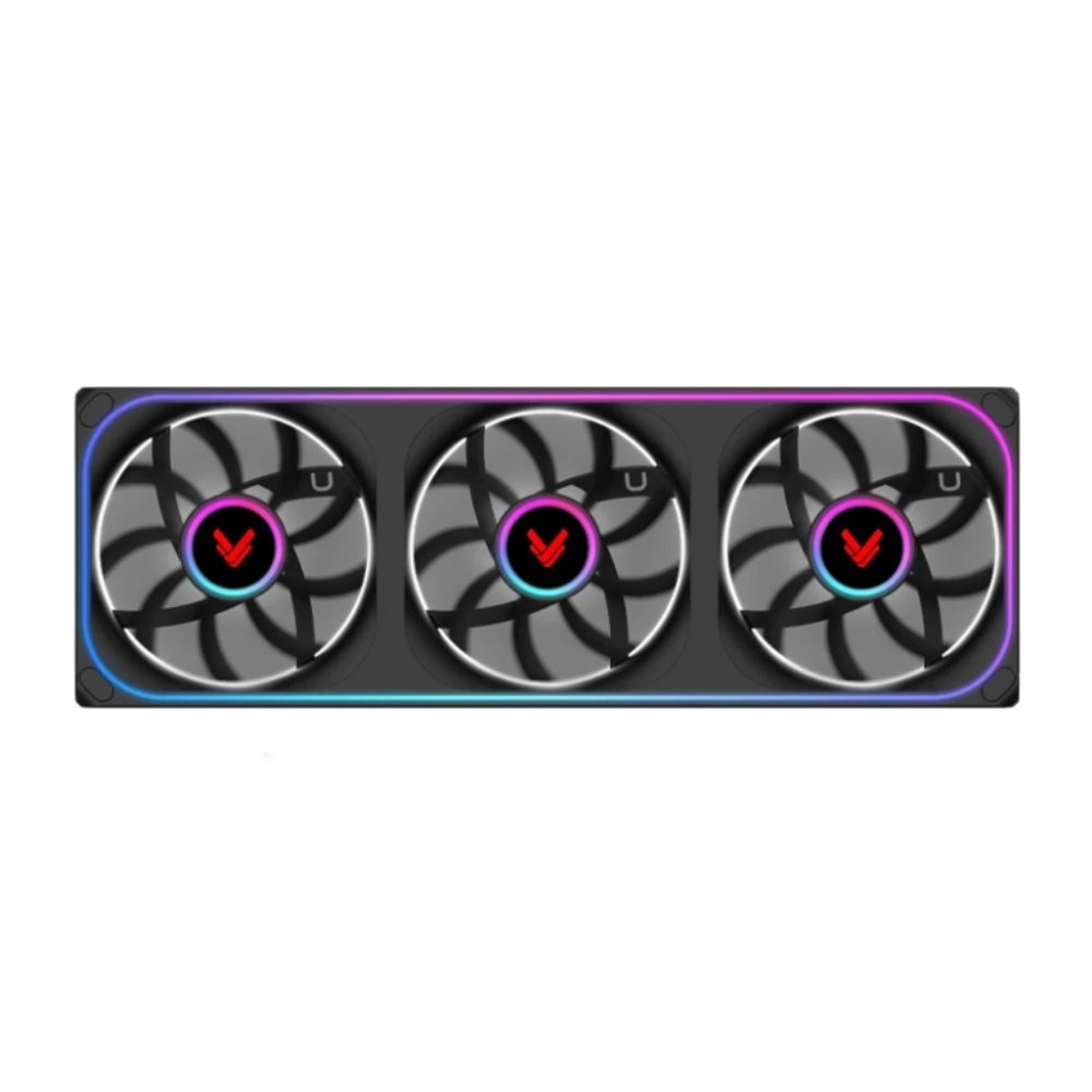 Quạt case VSP T3 Normal Đen (ARGB Infinity Mirror /Fan 3 Liền Khối) 