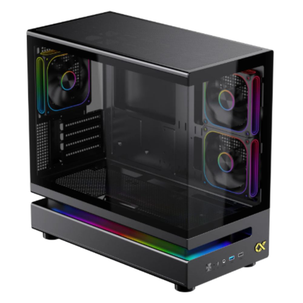 Vỏ máy tính Xigmatek WIND M 3AF (Mini Tower/ M-ATX/ Đen)