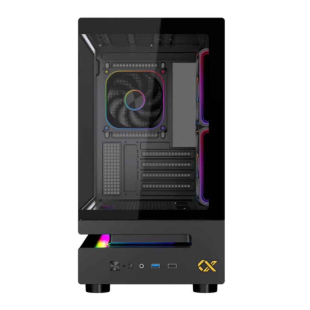 Vỏ máy tính Xigmatek WIND M 3AF (Mini Tower/ M-ATX/ Đen)