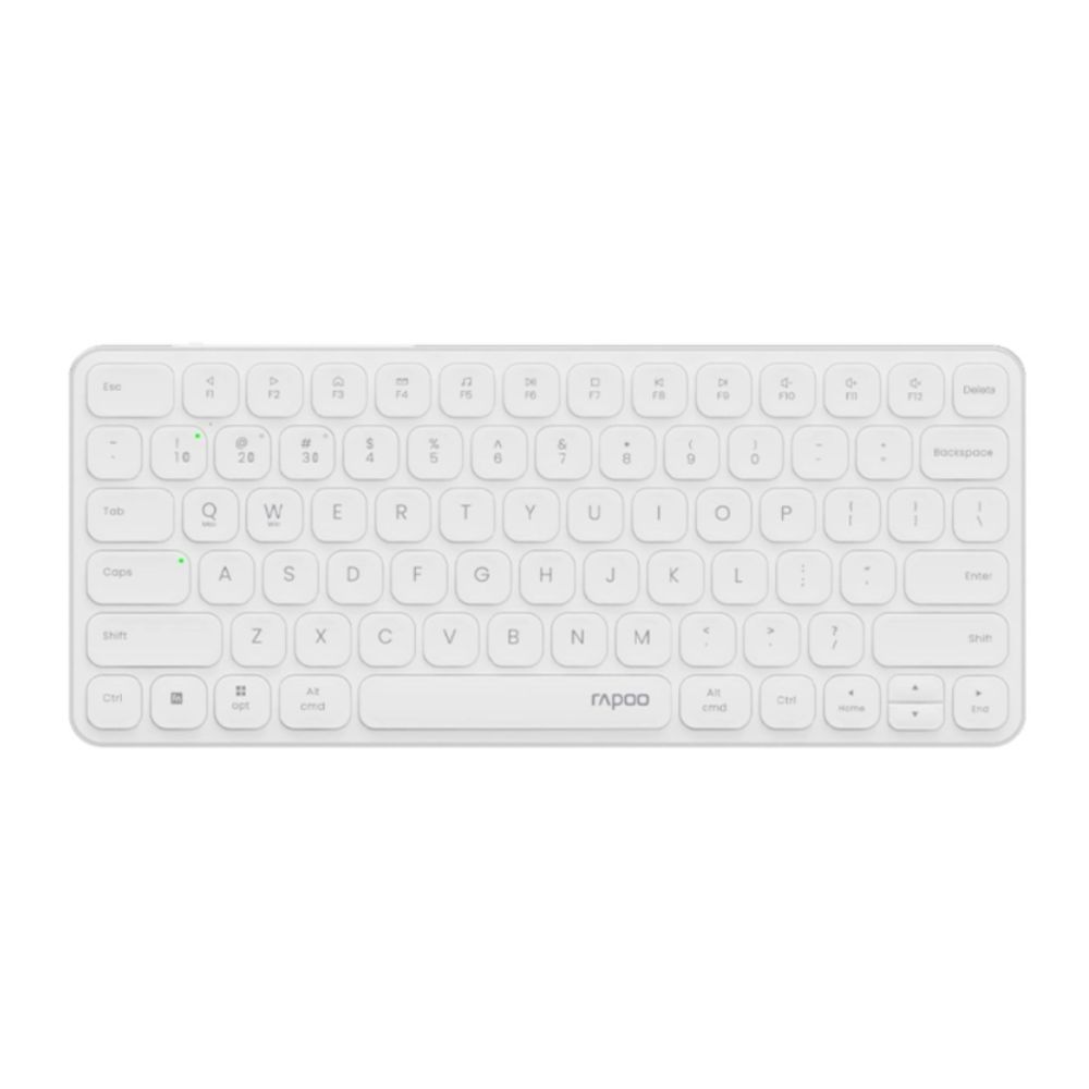 Bàn phím không dây Rapoo E9050L Màu trắng (Bluetooth/Wireless/ Pin sạc)