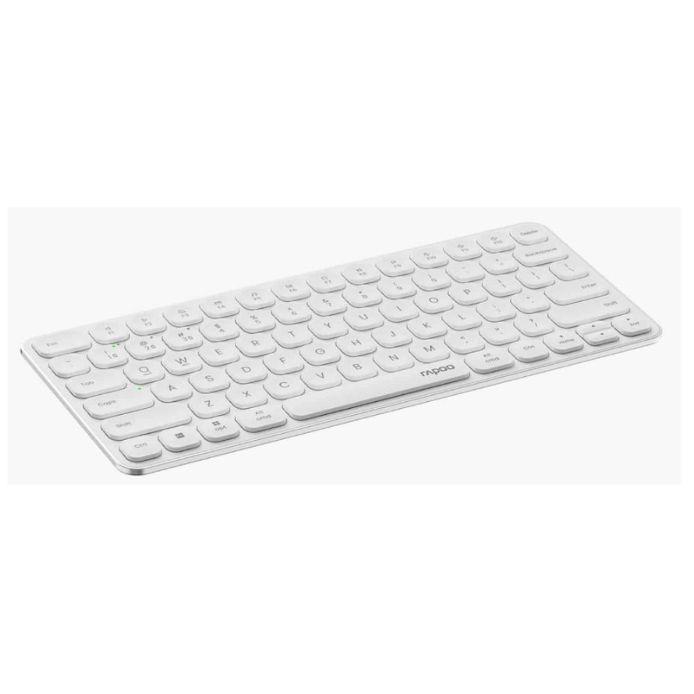 Bàn phím không dây Rapoo E9050L Màu trắng (Bluetooth/Wireless/ Pin sạc)