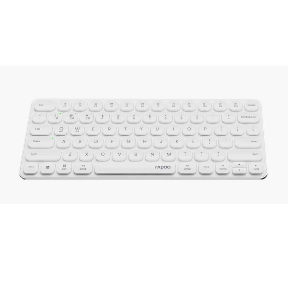 Bàn phím không dây Rapoo E9050L Màu trắng (Bluetooth/Wireless/ Pin sạc)