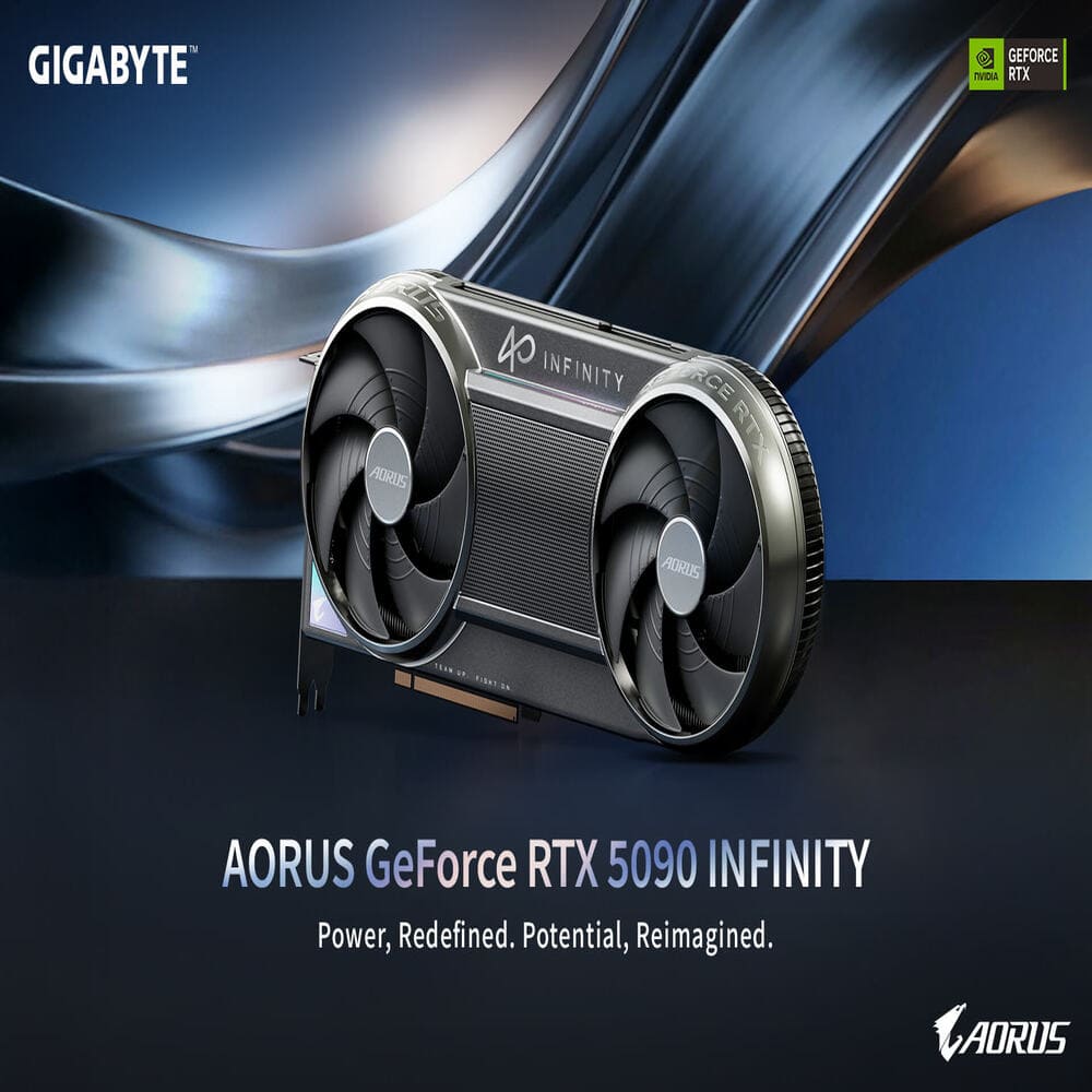 Cạc màn hình Gigabyte AORUS GeForce RTX 5090 INFINITY 32G (N5090AORUS IF-32GD) 