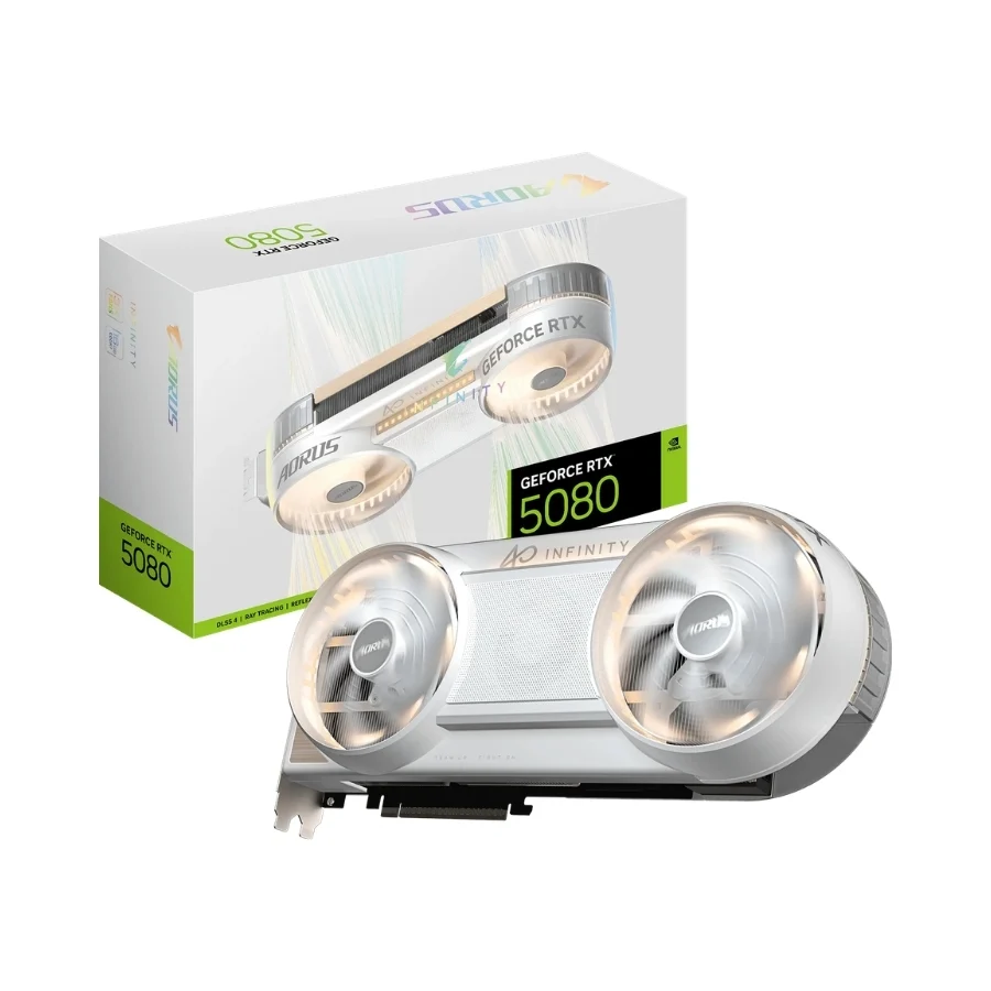 Cạc màn hình Gigabyte AORUS GeForce RTX 5080 INFINITY 16G (N5080AORUSIF WD-16GD) 